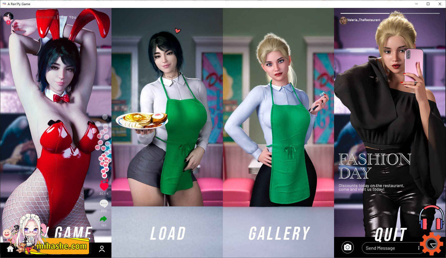 【PC+安卓+iOS】餐厅(The Restaurant)V0.2.2 汉化版【欧美SLG汉化1.6G】